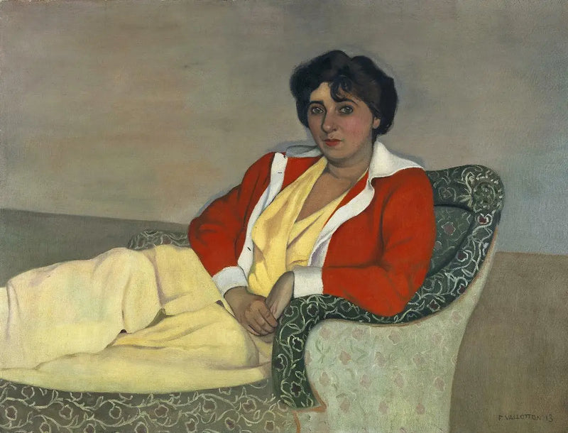 Kırmızı kazak - Félix Vallotton