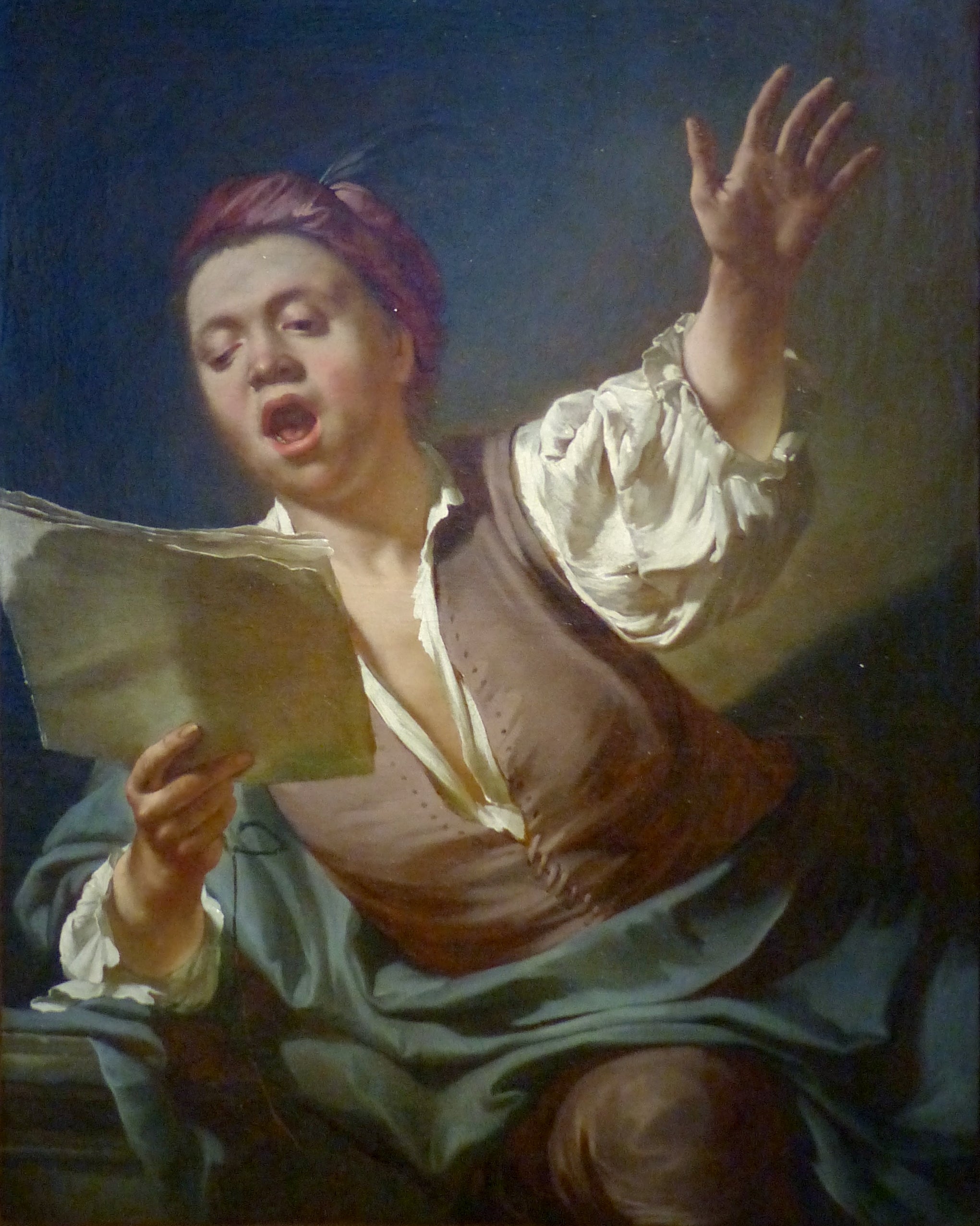 Le chanteur - Giovanni Battista Piazzetta