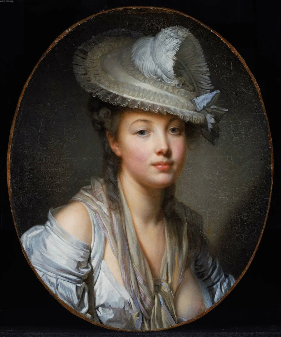 Beyaz Şapka - Jean-Baptiste Greuze