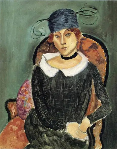 Devekuşu tüyü şapka - Henri Matisse