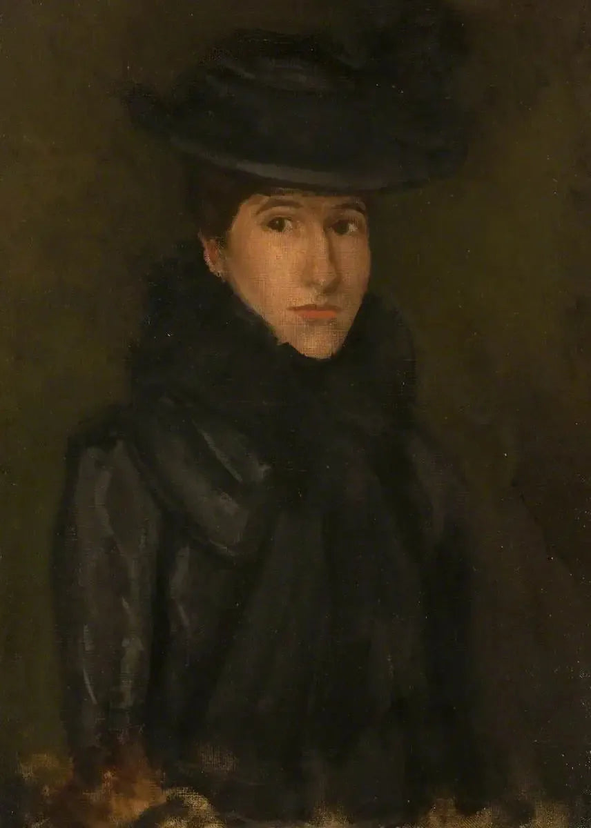 Siyah Şapka - Mademoiselle Rosalind Birnie Philip; 1900-1902 - James Abbott McNeill Whistler