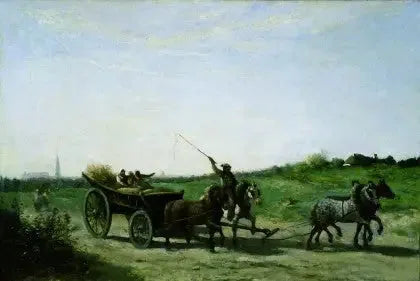 Arras Arabası - Jean-Baptiste Camille Corot