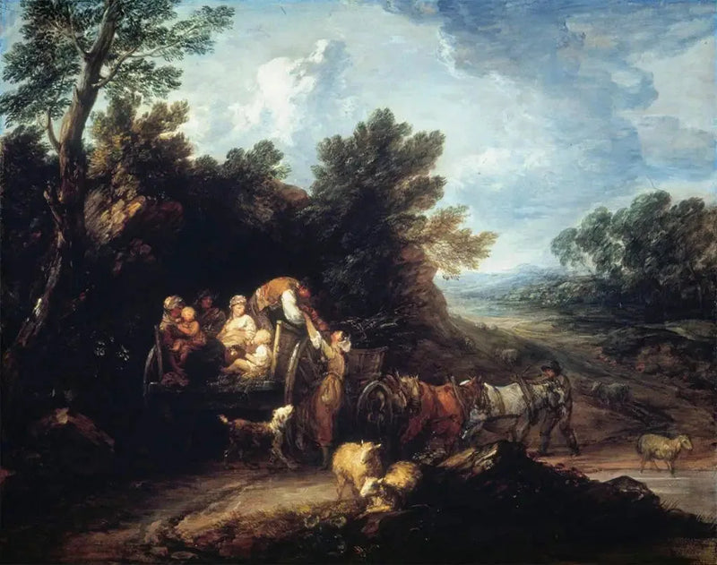 Hasat Arabası, 1784 - Thomas Gainsborough