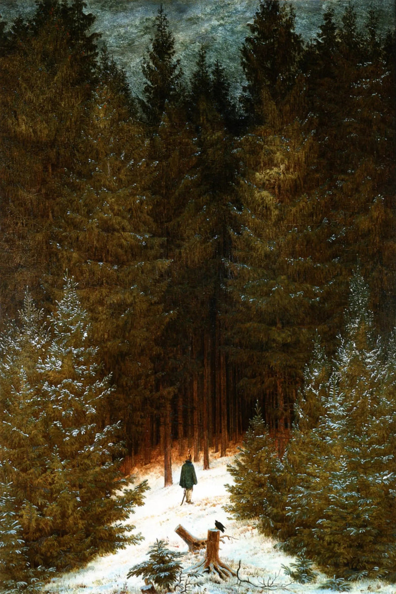 Ormanda Avcı - Caspar David Friedrich