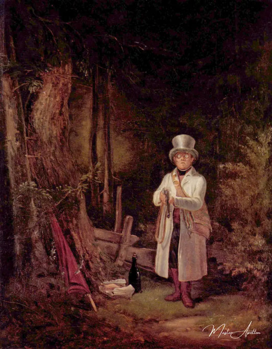 Le Chasseur du dimanche - Carl Spitzweg - Reproductions de tableaux et peintures haut de gamme