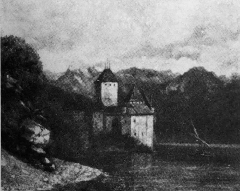Chillon Kalesi - Gustave Courbet