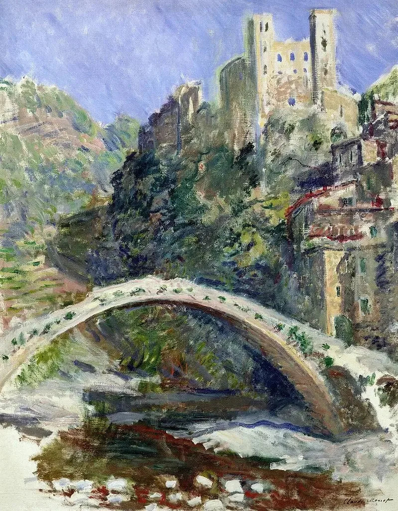 Dolceacqua Kalesi - Claude Monet