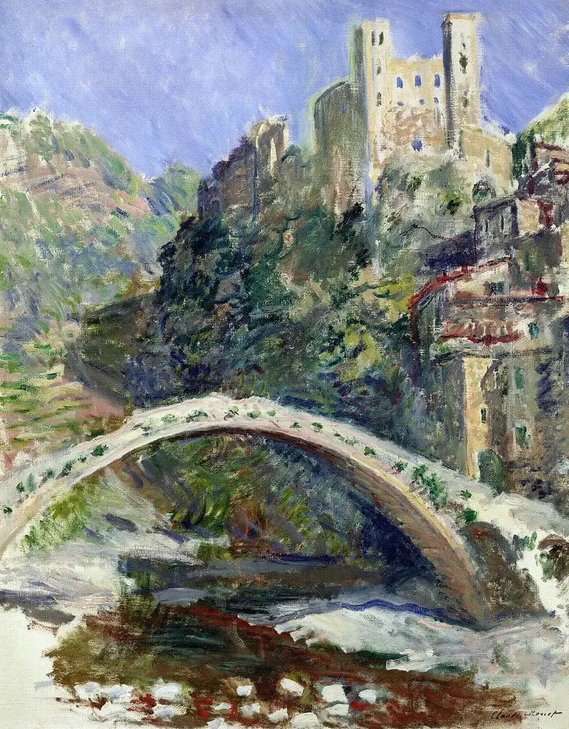 Dolceacqua Kalesi - Claude Monet