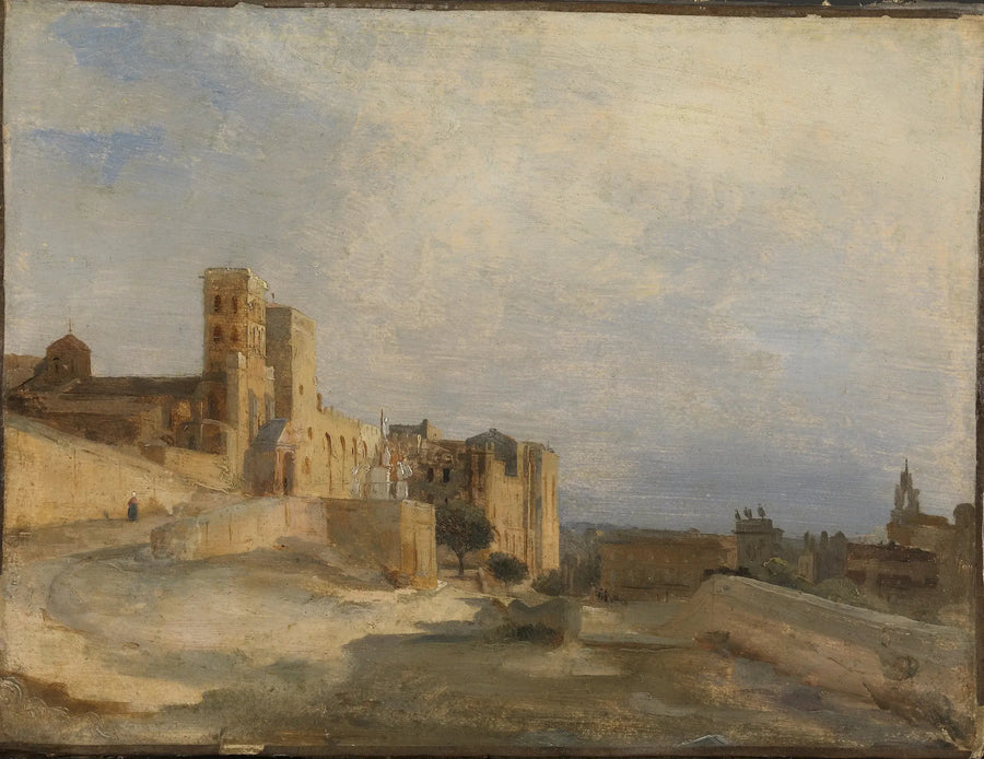 Papaların Kalesi - Jean-Baptiste Camille Corot