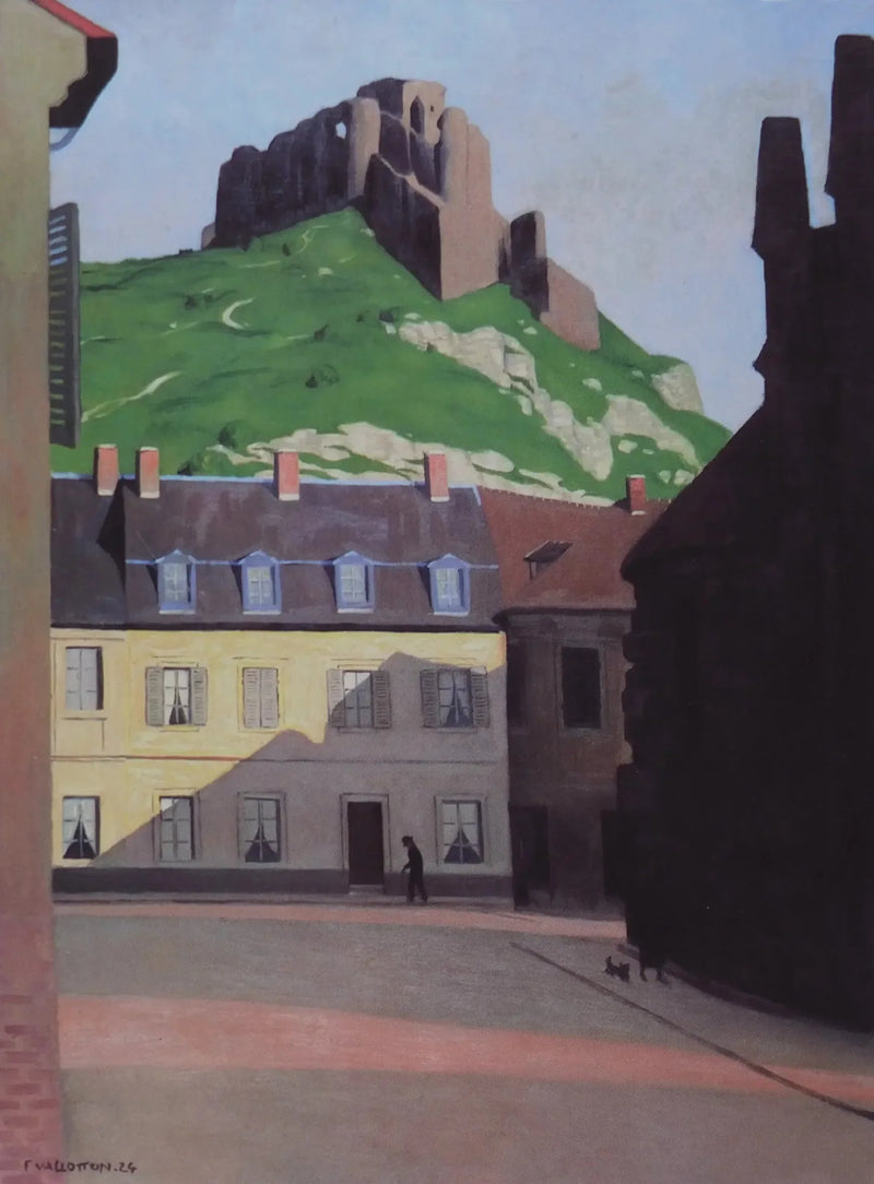 Le Château Gaillard ve Andelys Meydanı - Félix Vallotton
