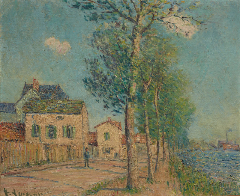 Nehrin Kenarındaki Yol - Gustave Loiseau