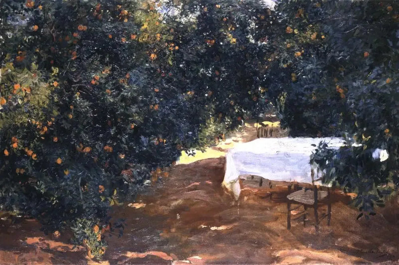 Portakal Bahçesindeki Yol, Alcira - Joaquín Sorolla