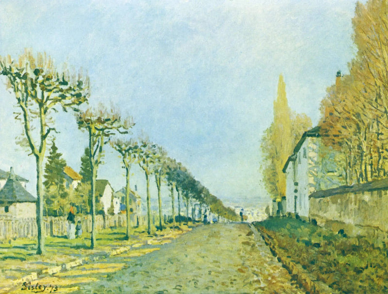 Makine Yolu, Louveciennes - Alfred Sisley
