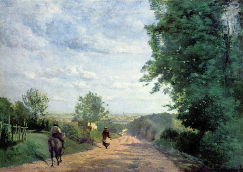 Sèvres Yolu. Paris Manzarası - Jean-Baptiste Camille Corot