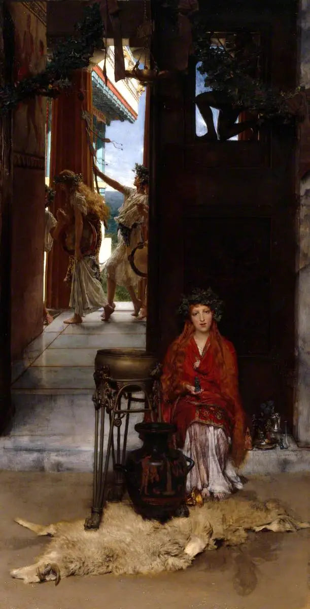 Le chemin du Temple - Lawrence Alma-Tadema - Alpha Reproduction