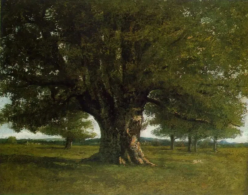 Flagey Meşesi - Gustave Courbet