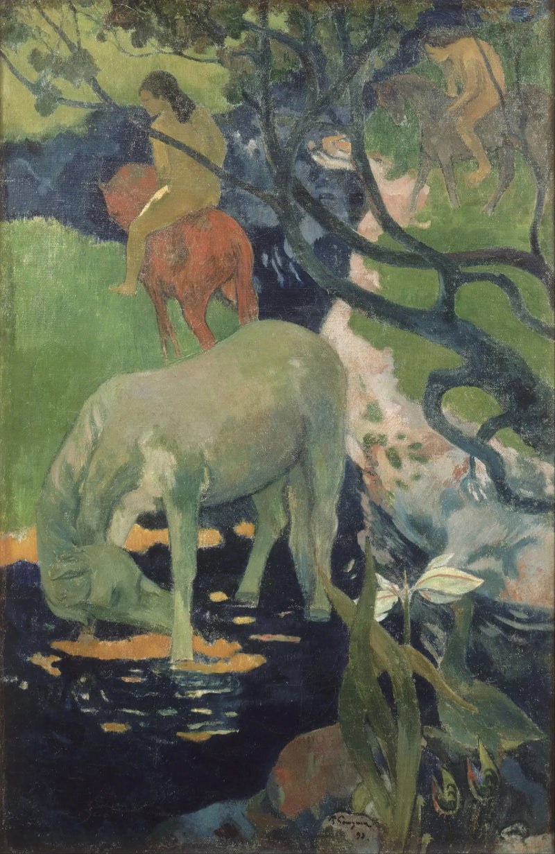 Beyaz At - Paul Gauguin