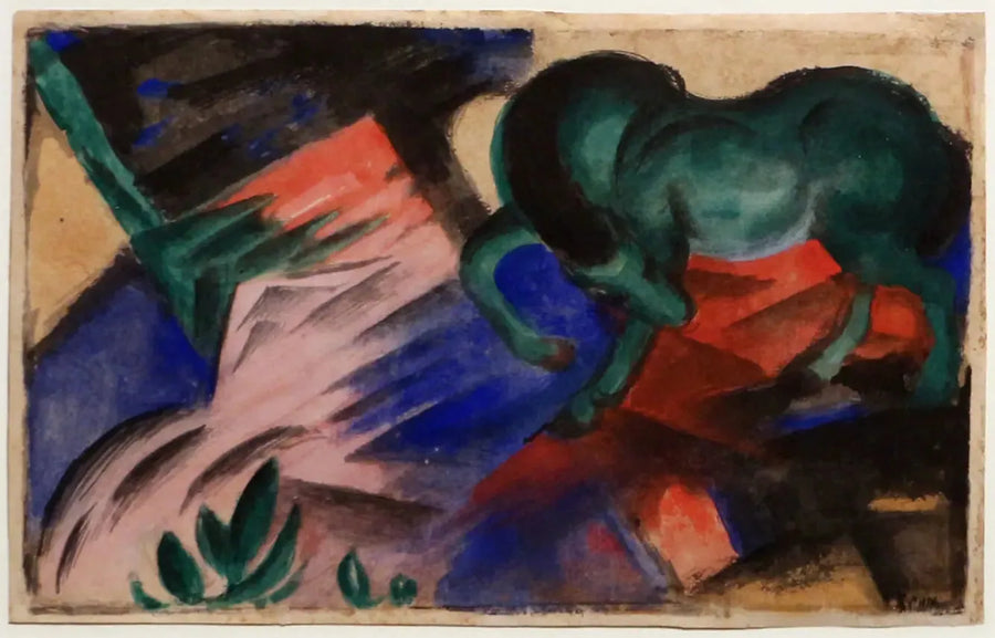Yeşil at - Franz Marc