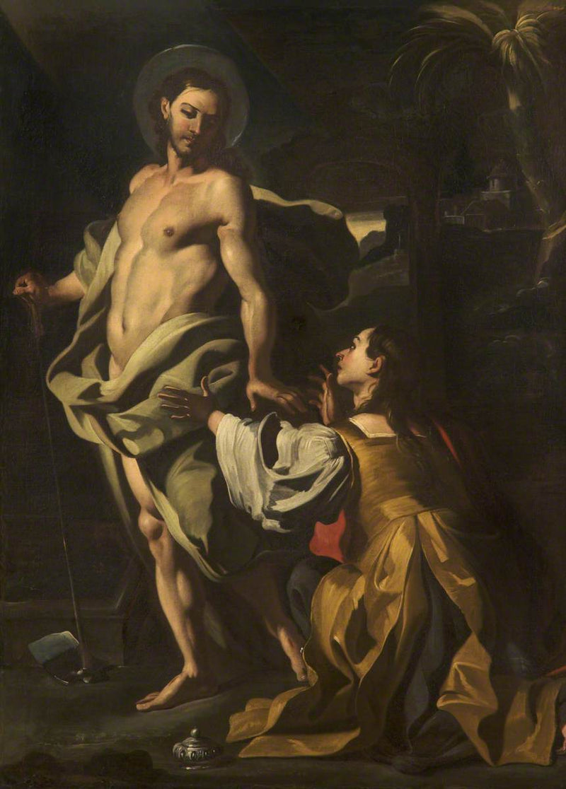 Meryem Magdalene'e Görünen İsa - Francesco Solimena