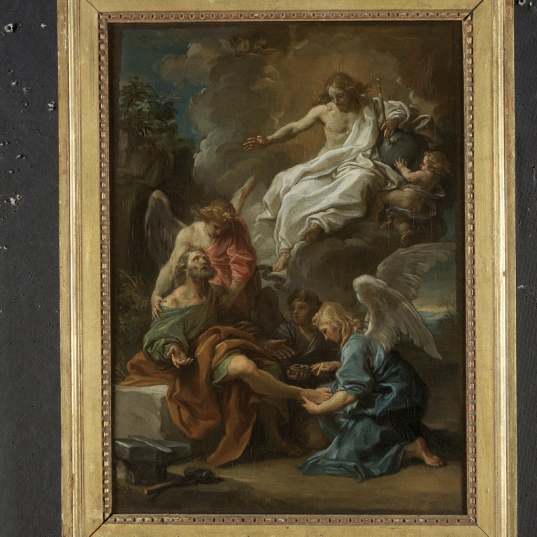 Aziz Ampelius'e Görünen İsa - Pompeo Batoni