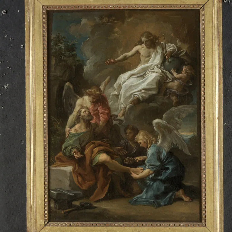 Aziz Ampelius'e Görünen İsa - Pompeo Batoni
