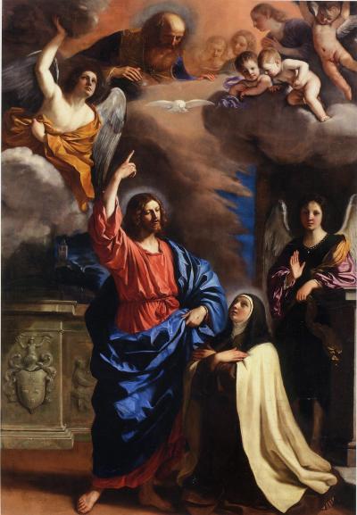Aziz Thérèse'ye Görünen İsa - Guercino