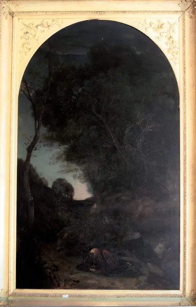 Zeytin Bahçesinde İsa - Jean-Baptiste Camille Corot