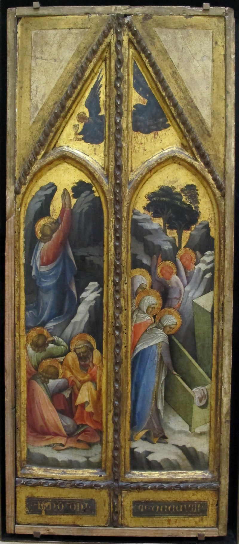 Zeytin Bahçesinde İsa; Melemler ve Mezar - Lorenzo Monaco