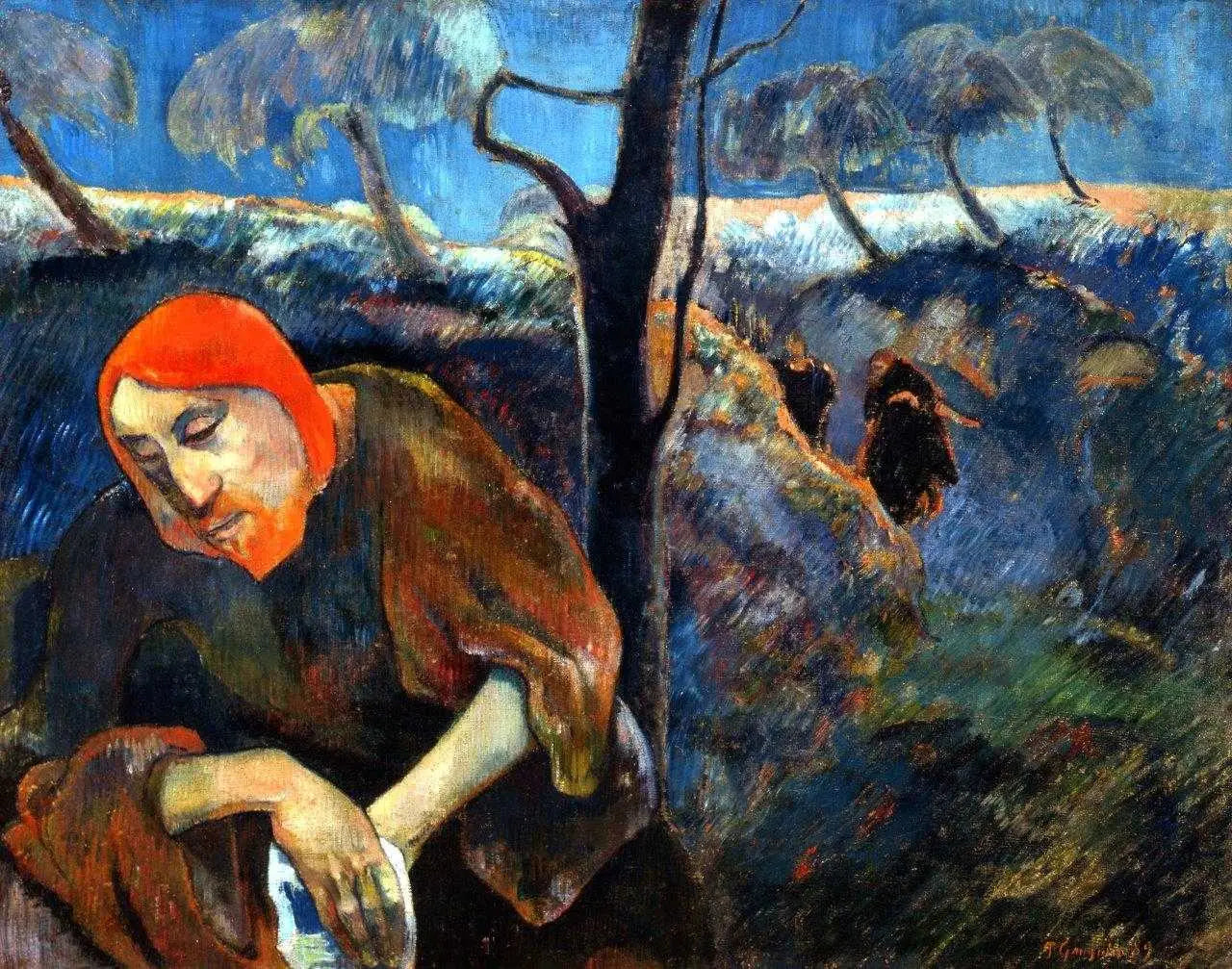 Le Christ au Jardin des Oliviers - Paul Gauguin - Alpha Reproduction
