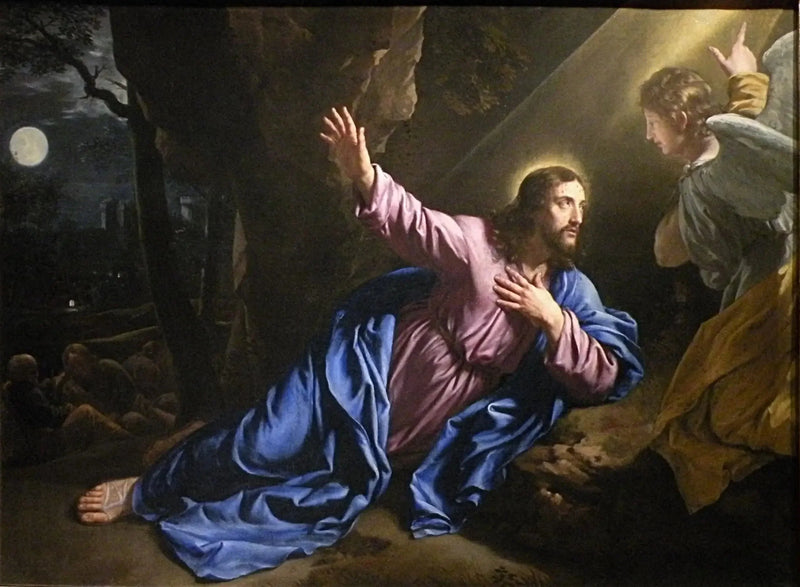 Zeytin Bahçesinde İsa - Philippe de Champaigne