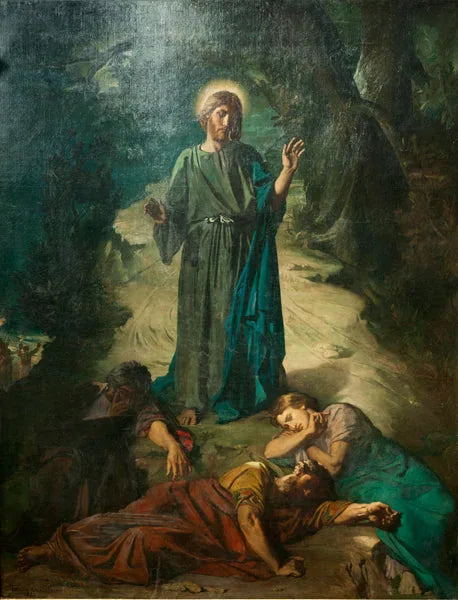 Zeytin Bahçesinde İsa - Théodore Chassériau