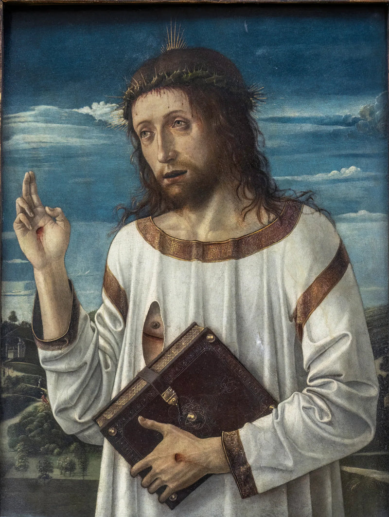 İşte Bağışlayan İsa - Giovanni Bellini