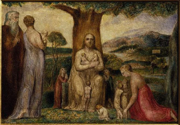 İsa Çocukları Müjdeleyen - William Blake