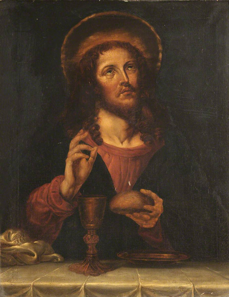 İsa'nın kutsal sakramentleri kutsaması - Carlo Dolci