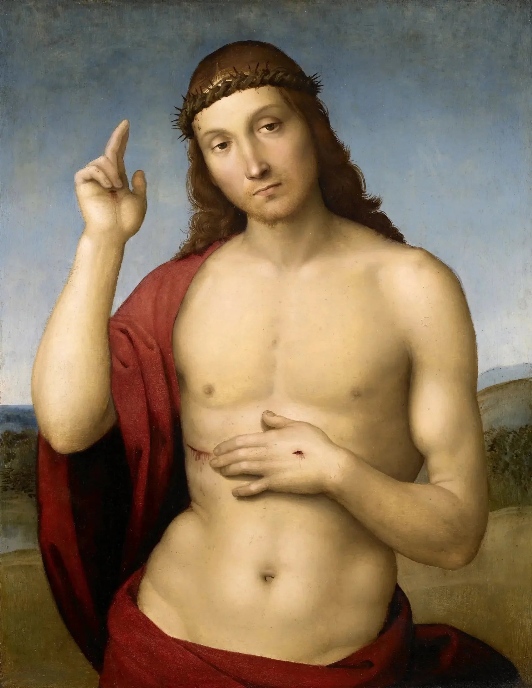 Le Christ bénissant - Raphaël Sanzio image 1 reproduction d’œuvre d’art à l’huile