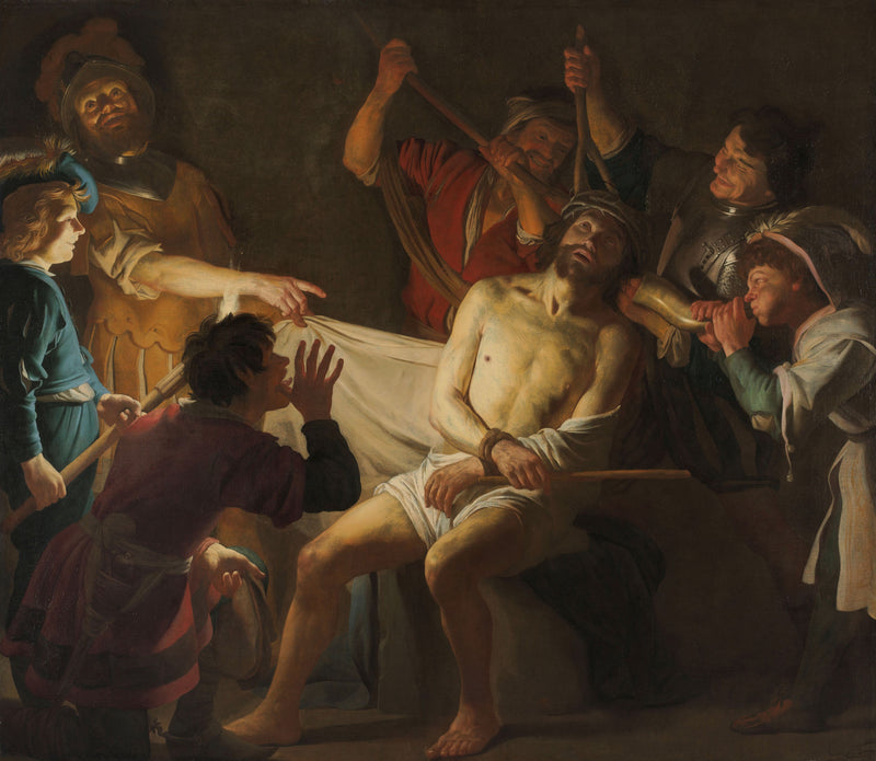 Dikenli Taç Takmış İsa - Gerrit van Honthorst