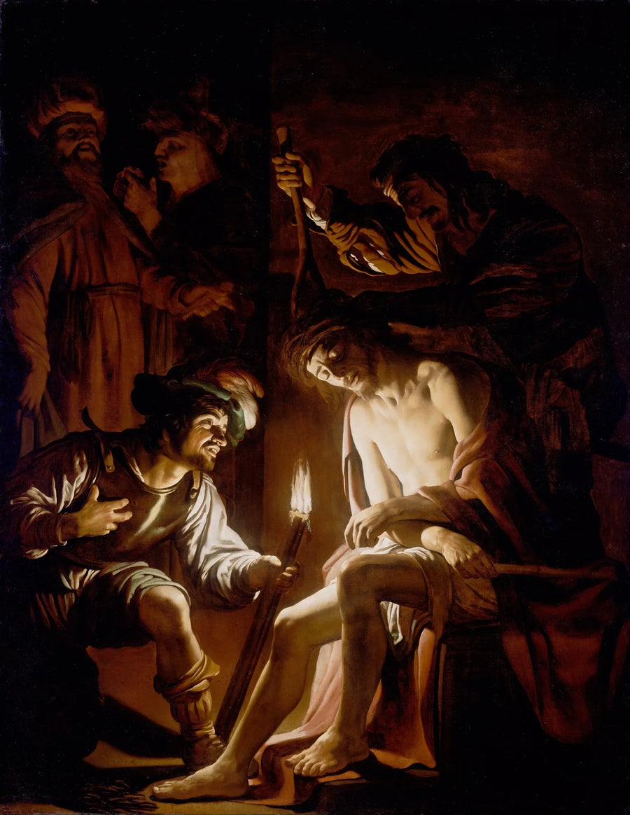 Dikenli Taç Takmış İsa - Gerrit van Honthorst