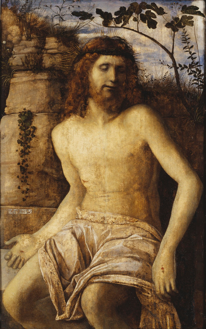 İsa Mesih, dikenli taç giyiyor - Giovanni Bellini