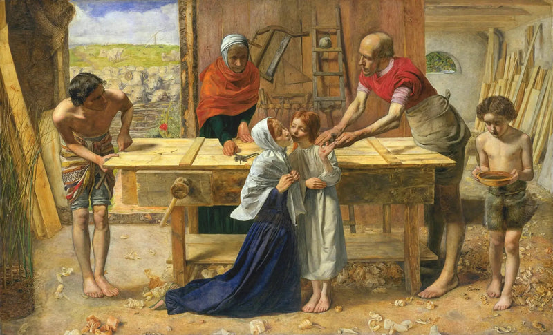 İsa, ailesinin evinde - John Everett Millais