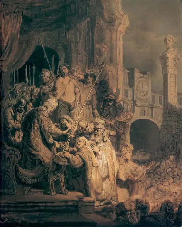 Pilatus'un Önünde Mesih (Ecce Homo) - Rembrandt