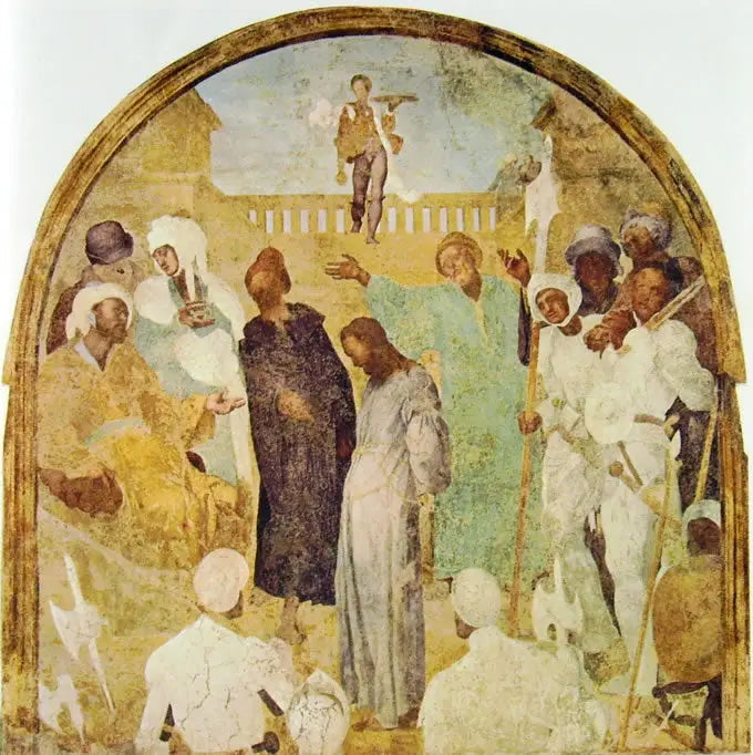 Pontormo'nun Pilatus önünde İsa