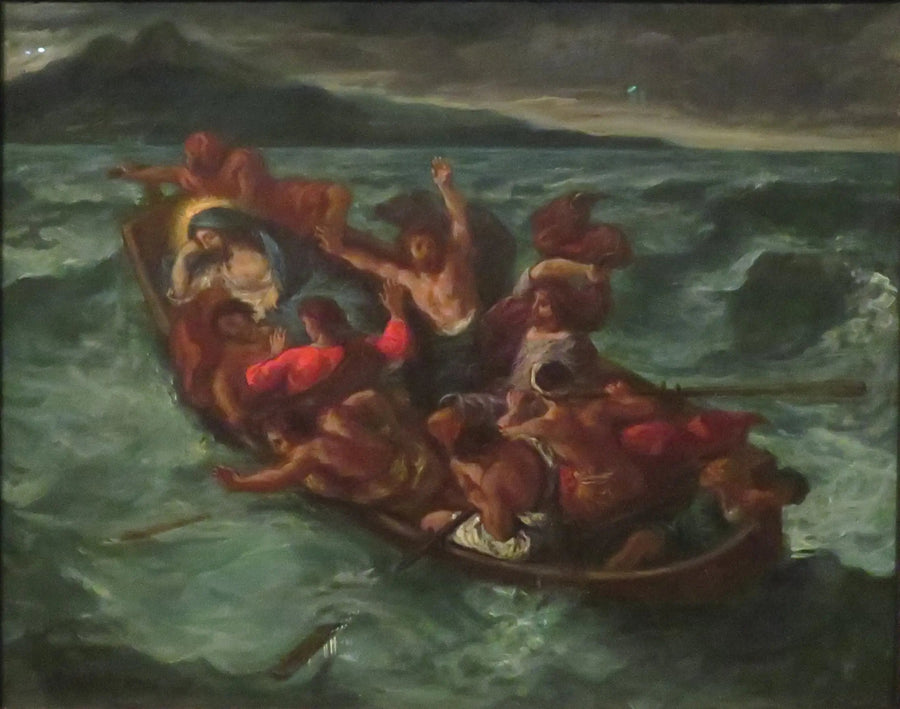 Fırtına Sırasında Uyuyan Mesih - Eugène Delacroix