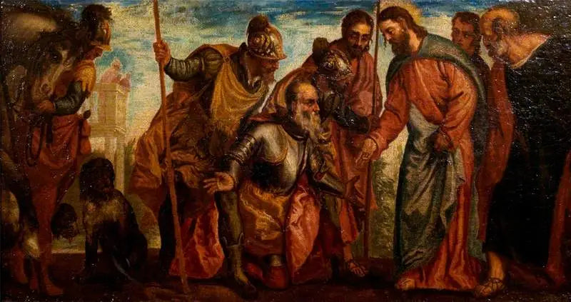 İsa ve yüzbaşı (Matta 8:5) - Paul Véronèse