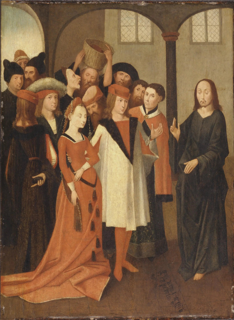 İsa ve Günahkar Kadın - Hieronymus Bosch