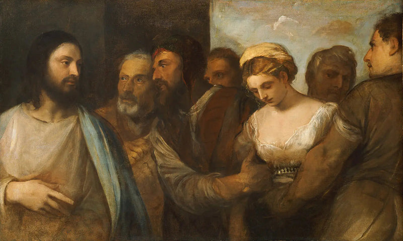 İsa ve Günahkar Kadın - Titian