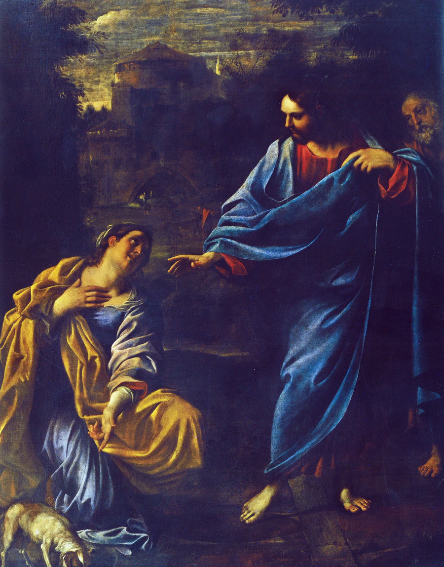 İsa ve Kenanlı kadın - Annibale Carracci