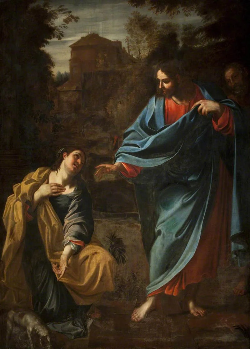 İsa ve Kenanlı Kadın - Ludovico Carracci