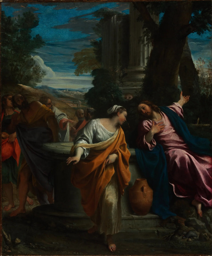 İsa ve Samaritaneli Kadın - Annibale Carracci