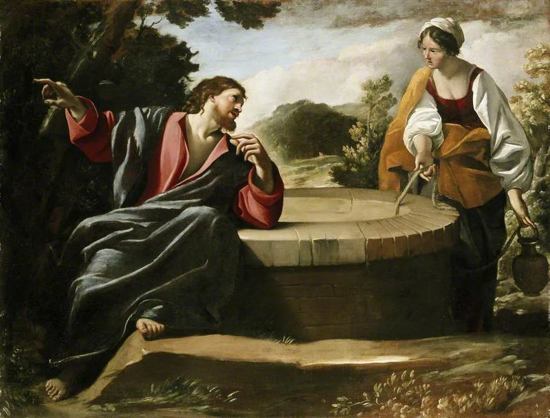 İsa ve Samaritaneli Kadın - Giovanni Lanfranco