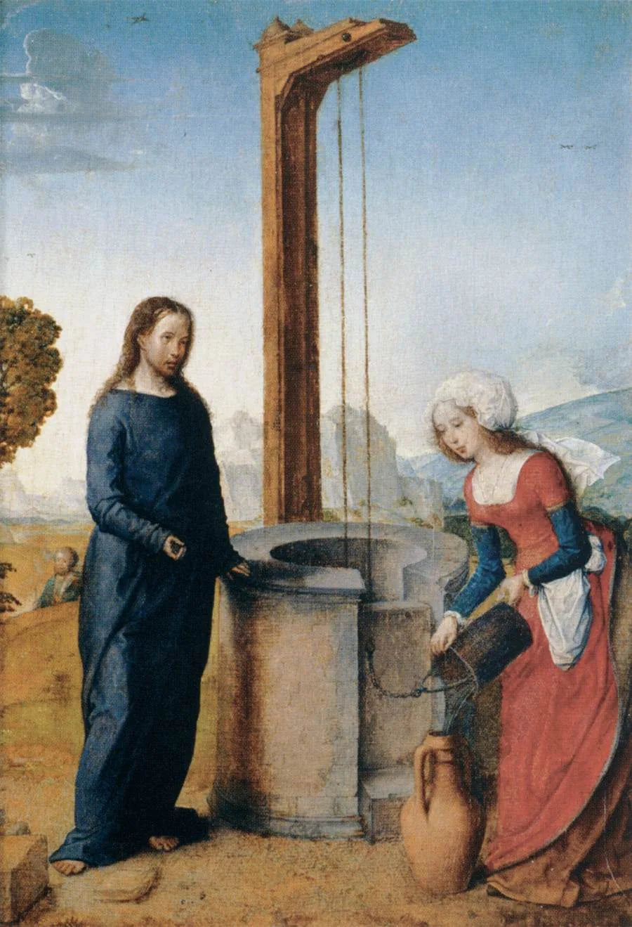 İsa ve Samaritaneli Kadın - Juan de Flandes